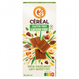 CralMelkchocoladeTabletHazelnootGlutenvrijenLactosevrij100gr