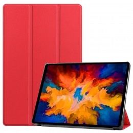 TabletHoesgeschiktvoorLenovoTabP11Pro115inch-Tri-FoldBookCase-CovermetAutoWakeFunctie-Rood