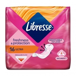 16xLibresseUltraRegularMaandverband16stuks