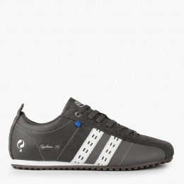 HerenSneakerTyphoonSPMiddengrijsKoningsblauwWit