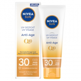 6xNIVEASunAnti-AgeQ10ZonnecrmeGezichtSPF3050ml