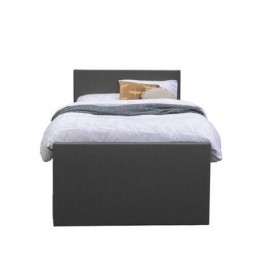 BoxspringmetvoetbordLivegaal-antraciet-120x200cm-rondepoot-LeenBakker