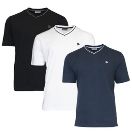 DonnayDonnayHeren-3-Pack-T-ShirtJason-ZwartWitNavy