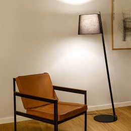 LEDS-C4Clipvloerlamphoogte158cmkapzwart