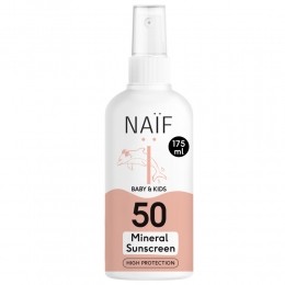 2xNaifBabyKidsMineraleZonnebrandSpraySPF50175ml