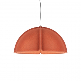 AteljeLyktanLEDhanglampHood1x23W120cmterracotta
