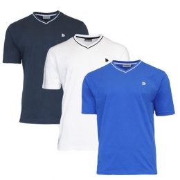 DonnayDonnayHeren-3-Pack-T-ShirtJason-NavyWitCobalt