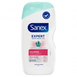 6xSanexDouchegelExpertSkinHealthCalmingAgave400ml