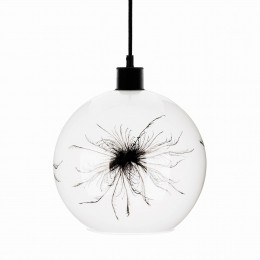 EulunaHanglampBallmetpaardenbloemdecoratieaandezijkant25cm