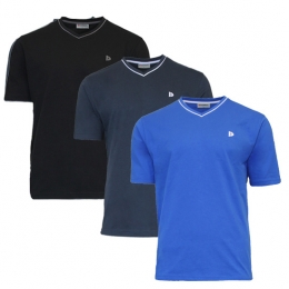 DonnayDonnayHeren-3-Pack-T-ShirtJason-ZwartNavyCobalt