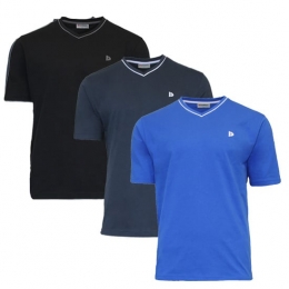 DonnayDonnayHeren-3-Pack-T-ShirtJason-ZwartNavyCobalt