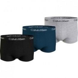 CalvinKlein3stuksStencilLogoCottonStretchTrunkActie