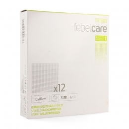 FebelcareMed1SterieleGaaskompres10x100cm12x1