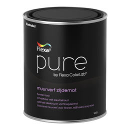 FlexaPureMuurverfZijdemat-OpKleurGemengd-1L
