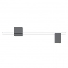 VibiaStructural2610LEDwandlampdonkergrijs