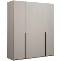 KledingkastMilaan4-deurs-kiezel-208x180x58cm-LeenBakker