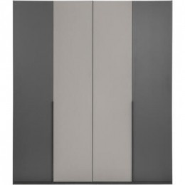 KledingkastMilaan4-deurs-grafietkiezel-208x180x58cm-LeenBakker