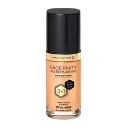 2xMaxFactorFacefinityAllDayFlawlessFoundationW76WarmGolden34ml