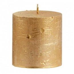 Stompkaarsrustiek-goudkleur-7x7cm-LeenBakker