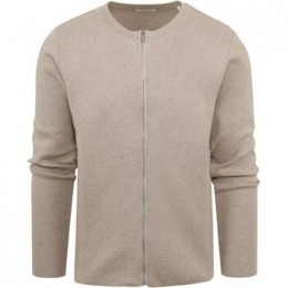 SweaterKnowledgeCottonApparelVestBeige