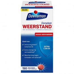 GratisVerzending4xDavitamonCompleetWeerstandHoogGedoseerd150stuks
