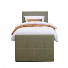 BoxspringmetvoetbordLivgeblokt-groen-90x200cm-slankepoot-LeenBakker