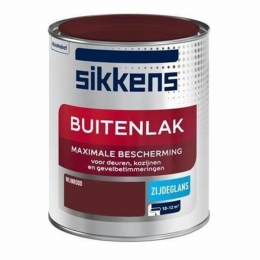 SikkensS1BuitenlakZijdeglans-Wijnrood-075L
