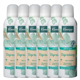 6xKneippDoucheFoamRefreshingMintEucalyptus200ml
