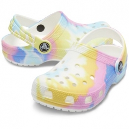 CrocsClogTieDyeKidsActie