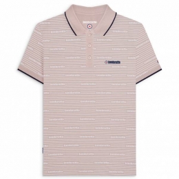 LambrettaRepeatLogoHerenPoloshirtSS1221-ZILVER