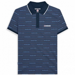 LambrettaRepeatLogoHerenPoloshirtSS1221-NAVY