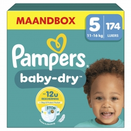PampersBabyDryLuiersMaat511-16kg174stuks