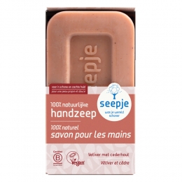12xSeepjeVasteHandzeepVetivermetCederhout120gr
