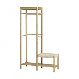 ArtichokGerbenBamboeKledingrekNaturel-165x95cm