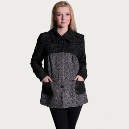 OpenTopZwangerGebreideZwangerschapsWinterjas