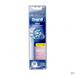 Oral-BProSensitiveCleanOpzetborstels4Stuks