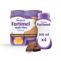 FortimelMultifiber15kcalChocolade4x200ml