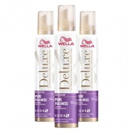 3xWellaDeluxePureFullnessMousse200ml