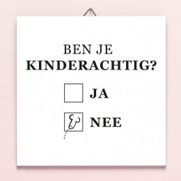 TegeltjeBenjekinderachtig