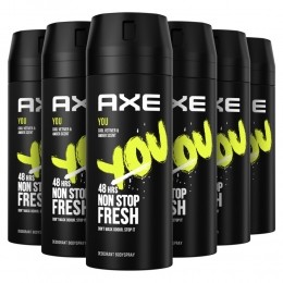 6xAxeDeodorantBodysprayYou150ml