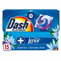 4xDashWasmiddelcapsules4in1PlatinumPodsZeebries15stuks