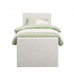 BoxspringmetvoetbordLivegaal-ecru-90x200cm-rondepoot-LeenBakker