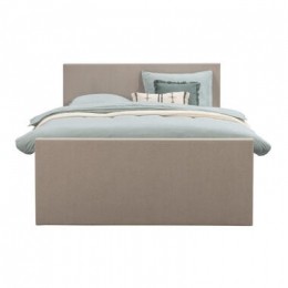 BoxspringmetvoetbordLivegaal-beige-180x200cm-vierkantepoot-LeenBakker