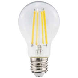 E27LEDFilamentLampA60-Dimbaar-EnergielabelA-38Watt-840Lumen-2700KWarmWit-Transparantglas