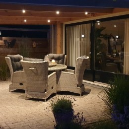 Navarra-Completeset12x3WMiniLEDinbouwspotsOpbouwspots12V-IP44waterdicht-Voorverandacarportkapschuurbadkamer-DimbaarInclRF-a