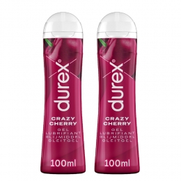 2xDurexPlayGlijmiddelCrazyCherry100ml