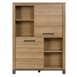 KastFinn2-deurs-lichteikenkleur-40x110x151cm-LeenBakker