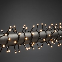 LEDClusterverlichtingvoorbinnen-Frosted-2100KAmber-600LEDs-13meter-IP20-Kerstverlichting-Incltransformator