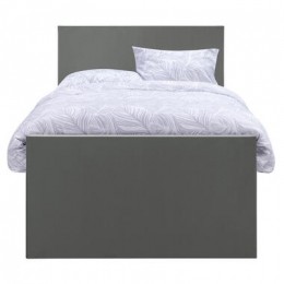 BoxspringmetvoetbordLivegaal-grijs-120x200cm-rondepoot-LeenBakker