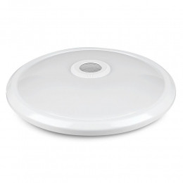 Plafondlamp-12Watten900Lumen-Inclingebouwdebewegingssensor-6400Kdaglichtwit-IP20voorbinnen-PlafonniereWit-LEDbinnenverlichtin